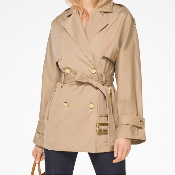 Michael Kors Tan Trench Coat
